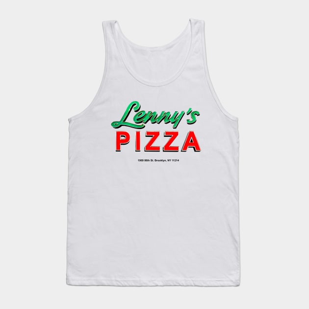 Lenny's Pizza Tank Top by Pop Fan Shop